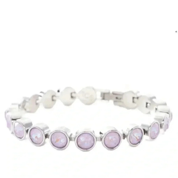 NWOB Touchstone Crystal by Swarovski Lavender Delite Ice Bracelet (retired) - Picture 1 of 5